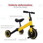 Boo&Bub NEW 2 IN 1 Balance Bike Multifunction Tricycle (3 Wheels) Children Scooter 二合一多功能三轮平衡车 - Boo & Bub