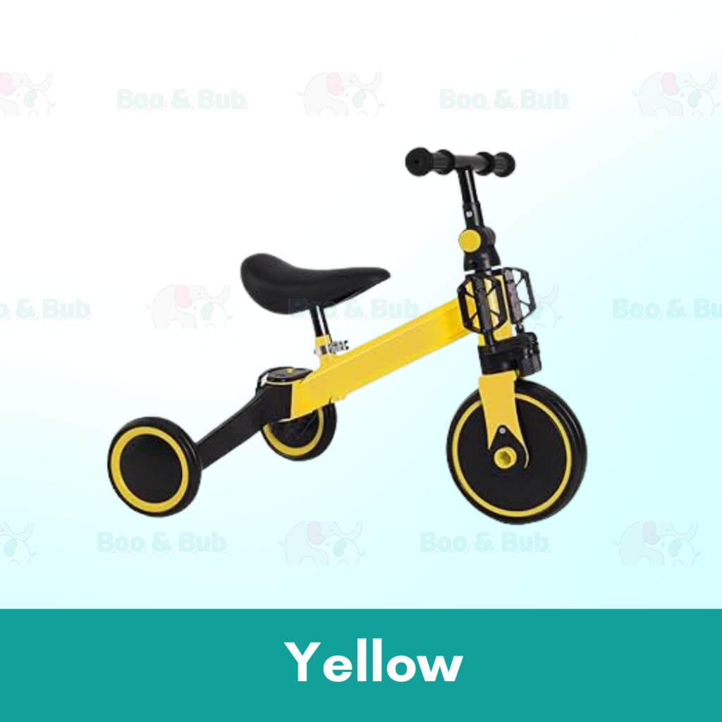 Boo&Bub NEW 2 IN 1 Balance Bike Multifunction Tricycle (3 Wheels) Children Scooter 二合一多功能三轮平衡车 - Boo & Bub