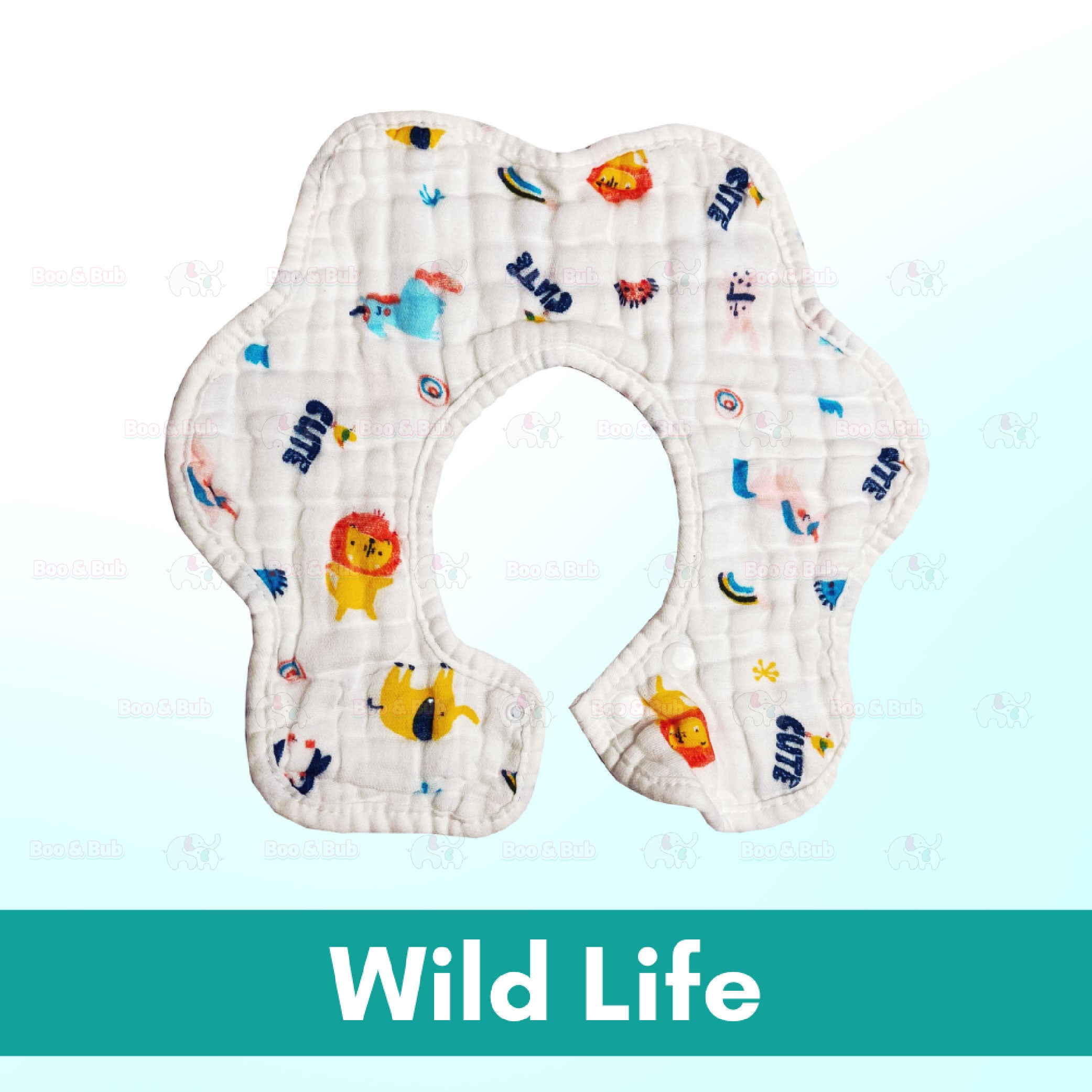 Flower Bib | Petal Pure Cotton Saliva Towel Newborn Comfort Infant Toddler Feeding Apron Soft Washable Bibs - Boo & Bub