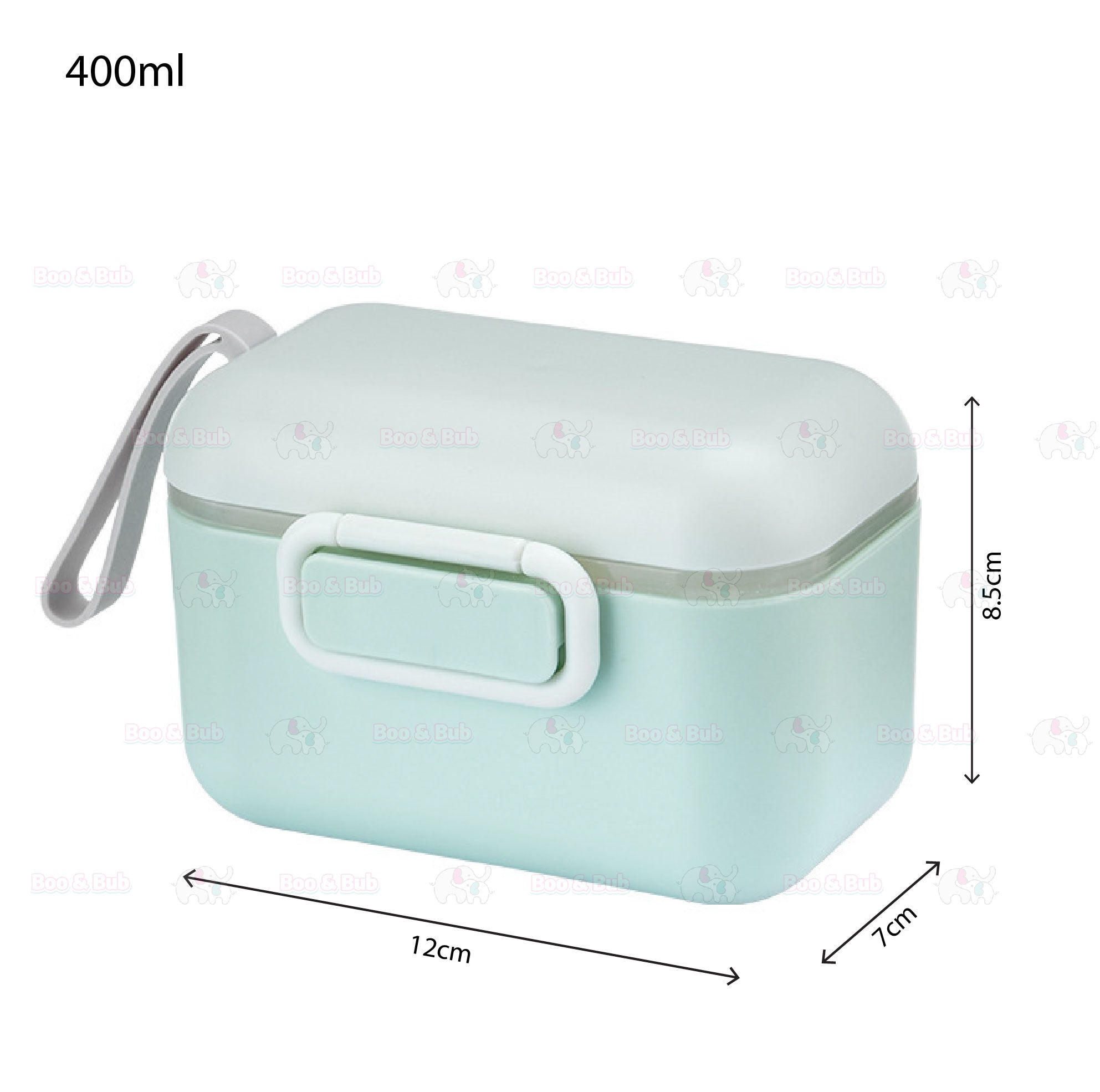 Boo&Bub Milk Powder Container | Infant Feeding Box Newborn Food Storage Box Powder Dispenser Kid Toddler Snack Portable - Boo & Bub