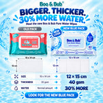 40 pcs Baby Hand Mouth Wipes / Wet Tissue | Alcohol-free, paraben-free, fragrance-free wipe / Tisu Basah Bayi