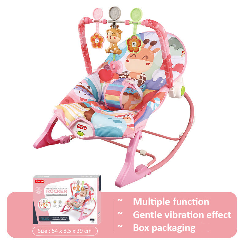 Baby Bouncing Chair | Electric Cradle Bed Coax Bouncer Music Sleeping Artifact Recliner Comfort Newborn Shaker - Boo & Bub