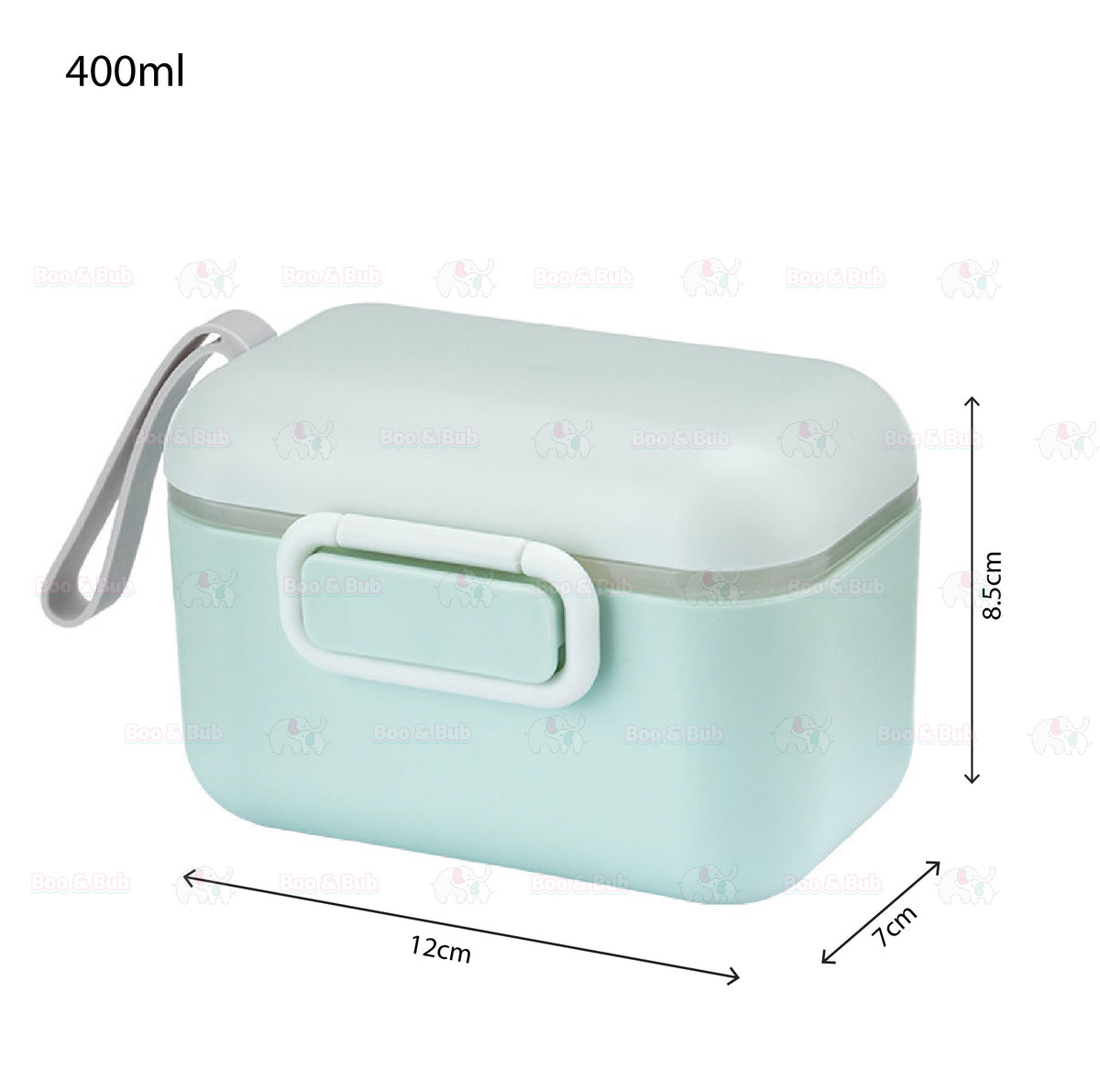 Boo&Bub Milk Powder Container | Infant Feeding Box Newborn Food Storage Box Powder Dispenser Kid Toddler Snack Portable - Boo & Bub