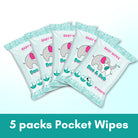 10pcs - Baby Hand Mouth Wipes / Cleaning Wet Tissue | Alcohol-free, paraben-free, fragrance-free wipe / Tisu Basah Bayi - Boo & Bub