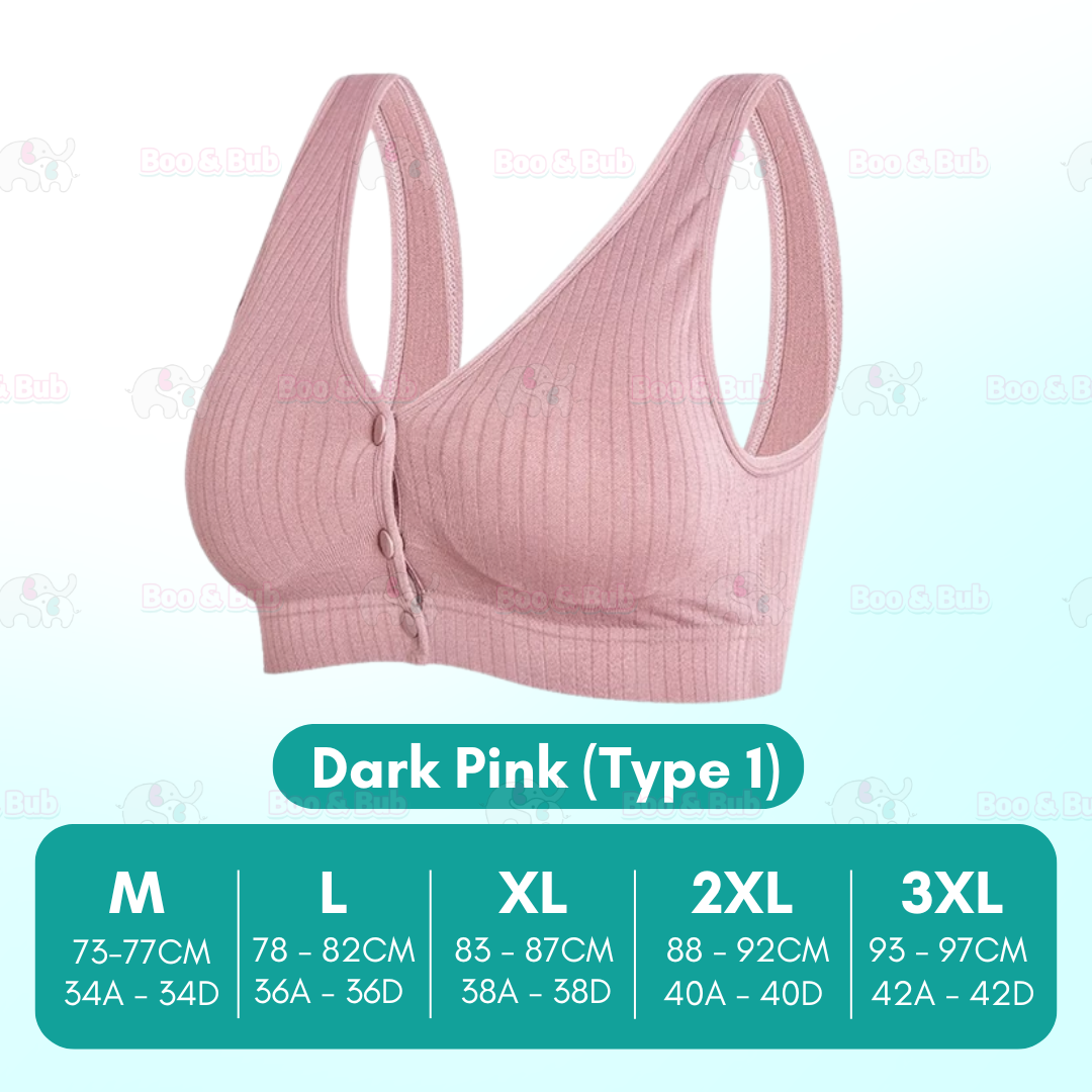 Nursing Bra | Cotton BreastFeeding Pregnant Women | Seamless  Maternity Underwear Anti-drooping Push Up - Boo & Bub