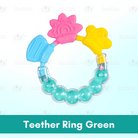Boo&Bub Baby Teether Ring |Toddle Safe BPA Free Banana Teething Ring Silicone Chew Dental Care Toothbrush Nursing Gift - Boo & Bub