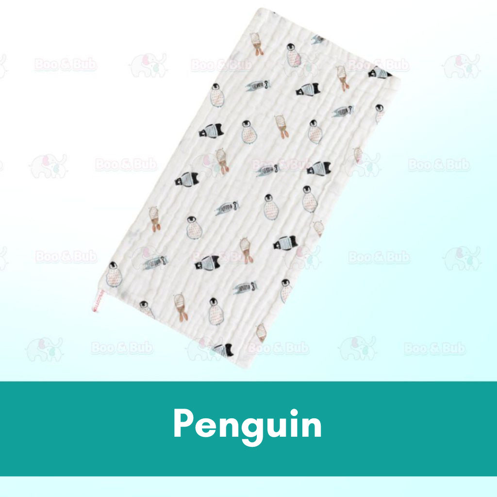 Baby Cotton Soft Six Layers Handkerchief | Newborn Toddler Soft Bath Gauze Feeding Kids Wash 手帕 - Boo & Bub