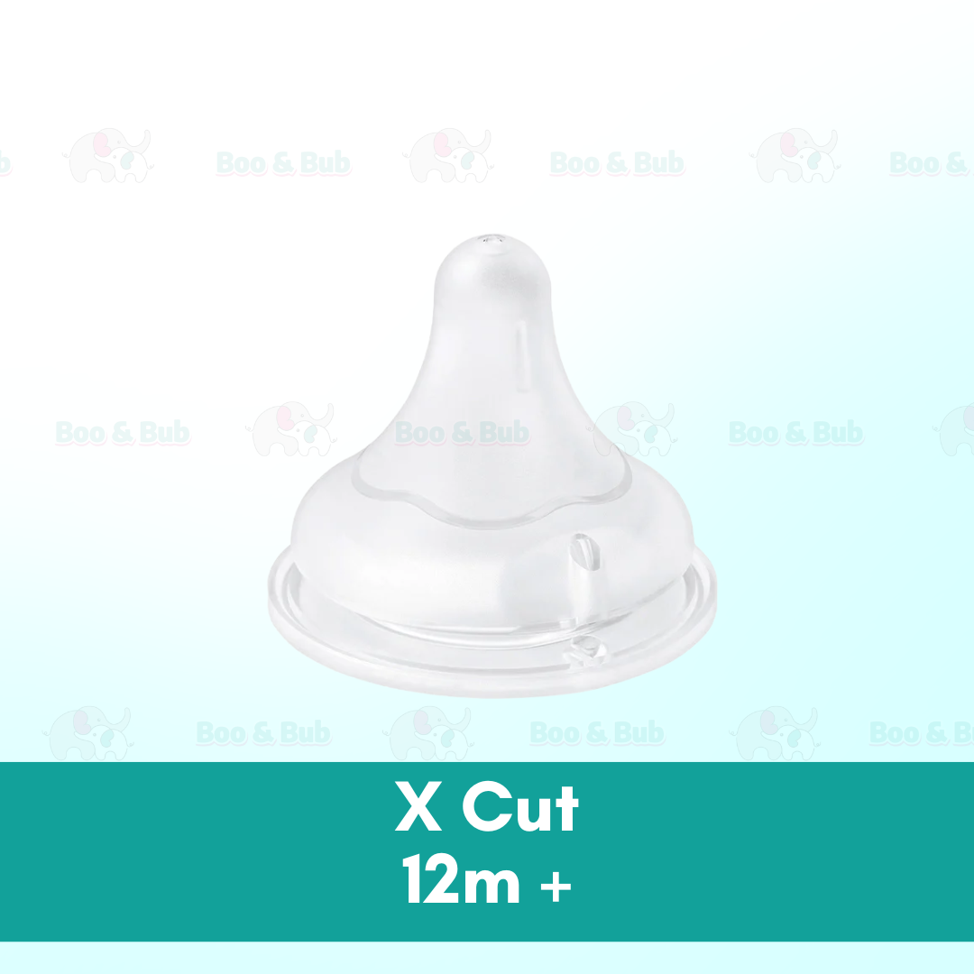 Wide Neck Baby Puting Teat (Anti Colic) | Replacement Nipple Bottle Silicone Botol Susu BPA Free Lembut - Boo & Bub
