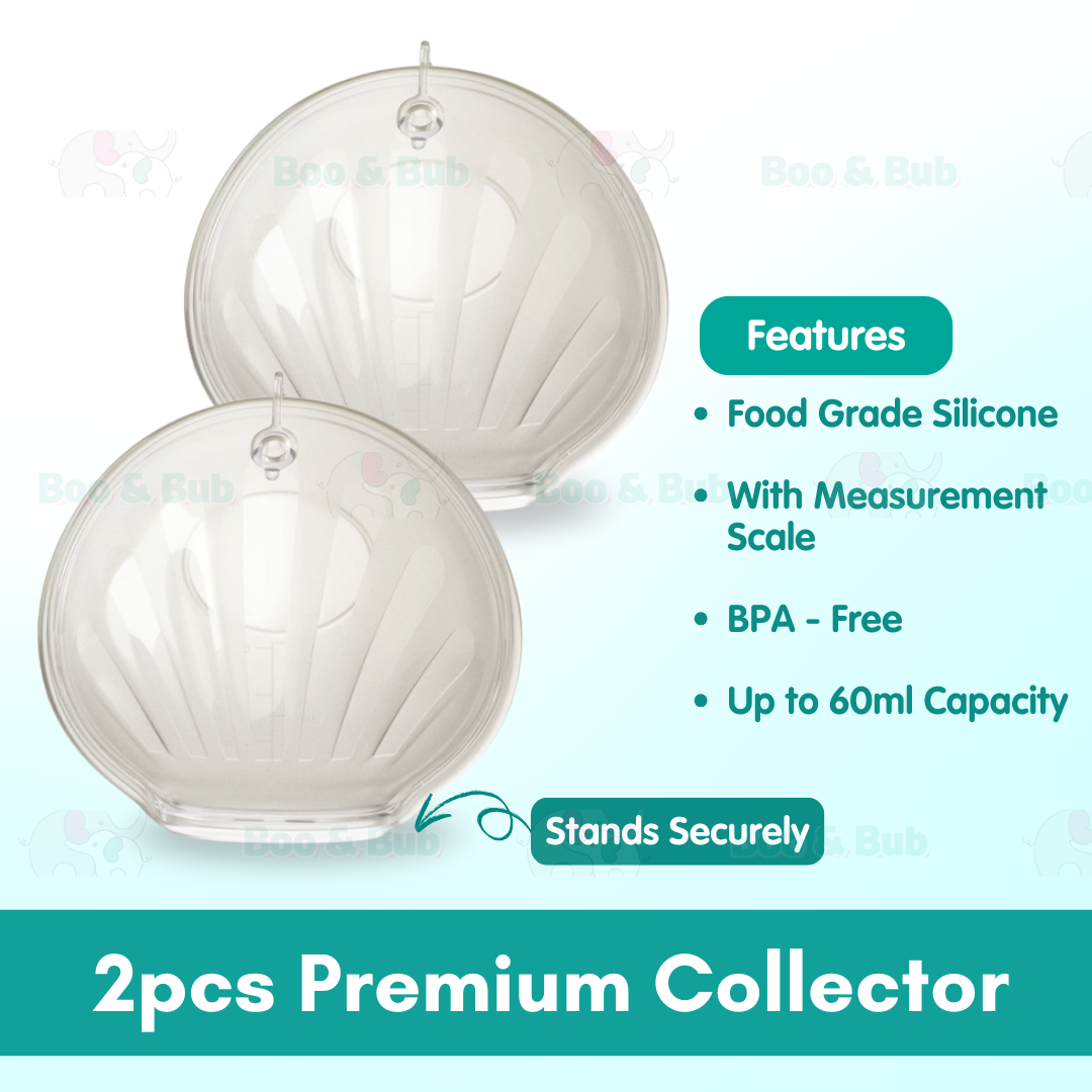 Silicone Breast Milk Collector Shell | Silicone Breast Pad Feeding Milk Saver Protect Sore Nipples baby - Boo & Bub