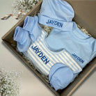 Personalized name embroidery newborn baby gift box set ( SULAM NAMA) - Boo & Bub