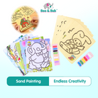 Creative DIY Sand Painting | Kid Montessori Toy Children Crafts Art Drawing Paper Educational Toy - Boo & Bub