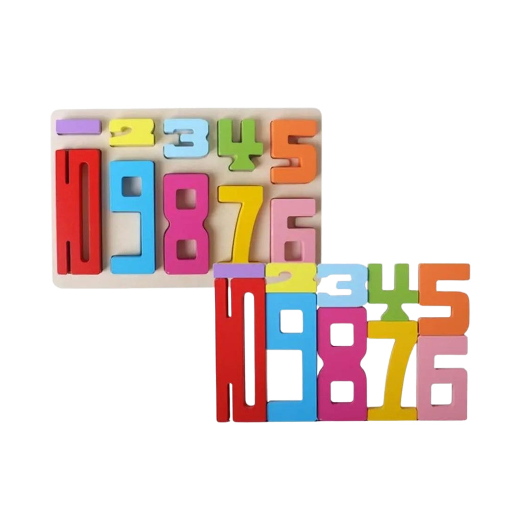 3D Numbering Wooden Puzzle - Boo & Bub