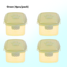 Boo&Bub 4Pcs 60ml Baby Food Container Milk Powder Container Infant Storage Portable Freezer Food Cup - Boo & Bub
