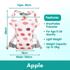 Ergonomic Baby Carrier | Newborn Infant Baby Hip seat Carrier 3 In 1 Front Facing Ergonomic Kangaroo Wrap Sling - Boo & Bub