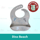 Cartoon Baby Waterproof Bib | Soft Bibs Baby Feeding Dinosaur Kids Girl Boy Adjustable Children Newborn - Boo & Bub