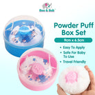 Boo&bub Portable Baby Powder Puff Sponge Container Case Box Baby Powder Case Talcum Powder Puff Bekas Bedak Bayi 婴儿爽身粉盒 - Boo & Bub