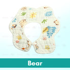 Flower Bib | Petal Pure Cotton Saliva Towel Newborn Comfort Infant Toddler Feeding Apron Soft Washable Bibs - Boo & Bub