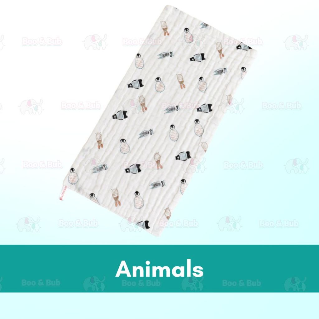 Baby Cotton Soft Six Layers Handkerchief | Newborn Toddler Soft Bath Gauze Feeding Kids Wash 手帕 - Boo & Bub