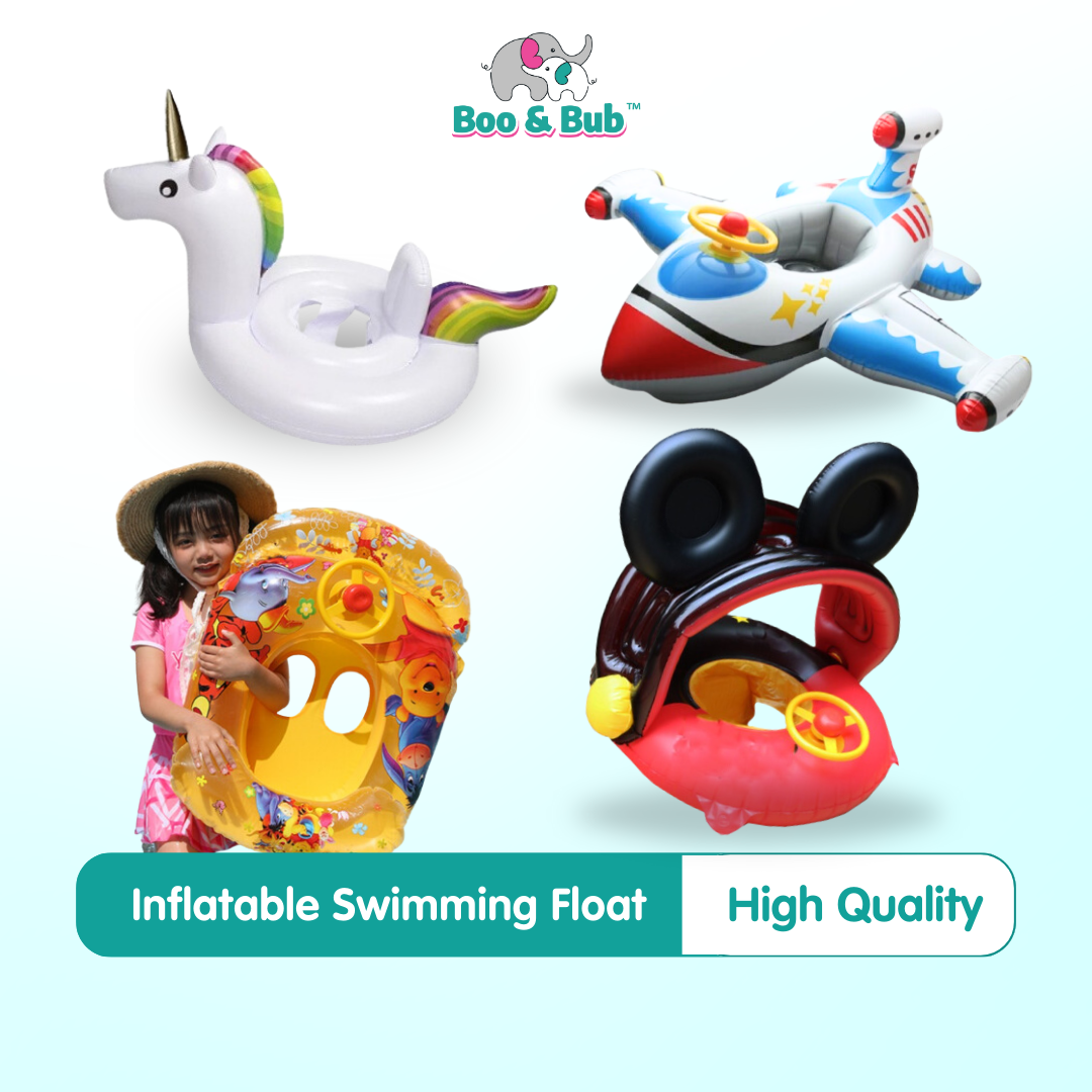 Kids Inflatable Swimming Ring | Baby Kid Children Swim Float Outdoor Pool Beach Pelampung Renang Kanak-Kanak - Boo & Bub