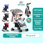Boo&Bub Multifunction light weight foldable baby stroller for New Born Baby cabin size kereta tolak bayi sorong bayi - Boo & Bub