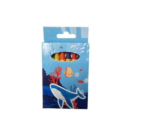 Boo&Bub 8/12pcs Kids Cartoon Colour Crayon set Birthday Door Gift Goodies Bag Coloring Crayon Color Pencils Warna Krayon - Boo & Bub
