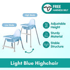 Baby Dining High Chair | Adjustable height Multifunctional Portable Eating Safety Toddler Chair - Boo & Bub