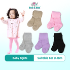 Boo & Bub Baby Legging Newborn Baby Tight pants baby Seluar Legging baby pants newborn socks baby girl legging cotton - Boo & Bub