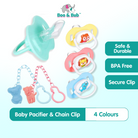 💫HOT💫Baby Colorful Pacifier | Newborn Soother Teether Holder Infant Cute Cartoon Baby Pacifier Clip Pacifier Chain - Boo & Bub