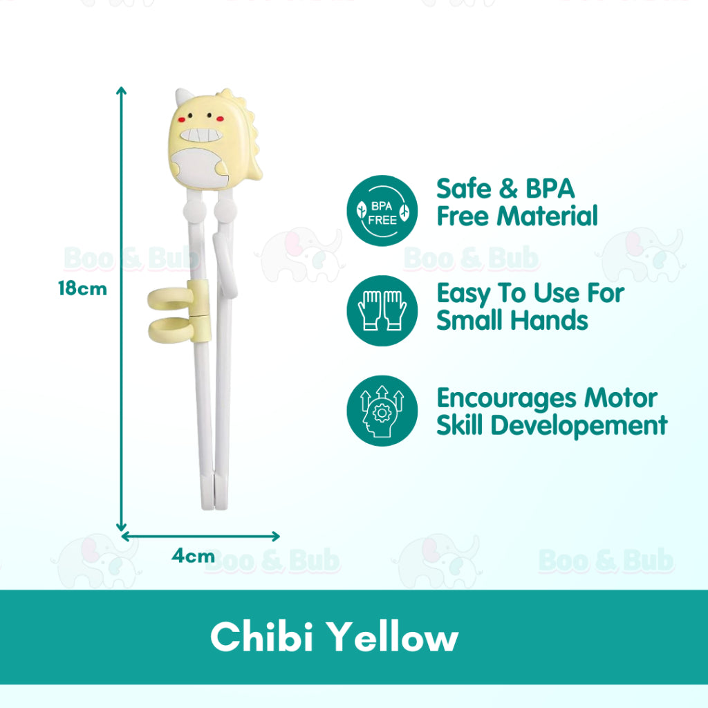Kids Training Chopsticks | Chop Sticks Reusable Training Chopstick Helper Cute Children Tableware Set - Boo & Bub