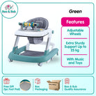 Baby Foldable walker | safe anti-o-leg multi-function anti-rollover babies bumper sit children learn to walk - Boo & Bub