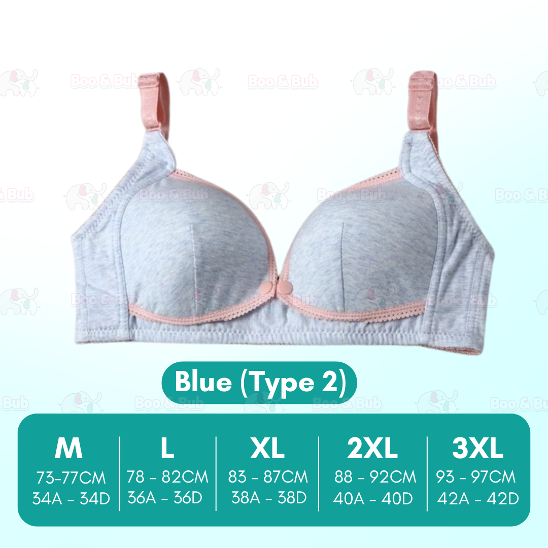 Nursing Bra | Cotton BreastFeeding Pregnant Women | Seamless  Maternity Underwear Anti-drooping Push Up - Boo & Bub