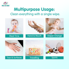 Boo&Bub 80pcs Non alcohol BABY WIPES Wet Tissue Baby wet wipe multipurpose tisu basah baby tissue basah wet tisu 婴儿湿纸巾 - Boo & Bub