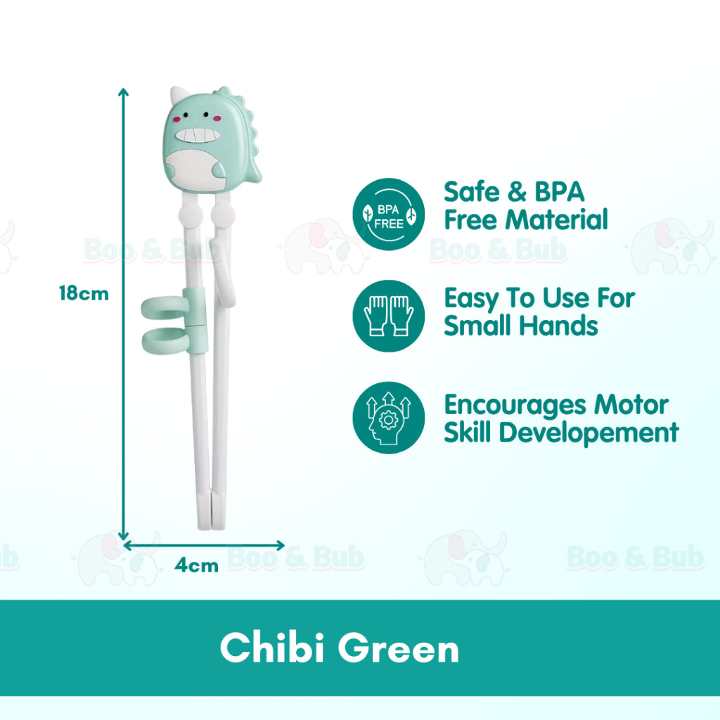Kids Training Chopsticks | Chop Sticks Reusable Training Chopstick Helper Cute Children Tableware Set - Boo & Bub