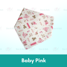 Baby Cotton Triangle Bibs | Toddler newborn Bib With Button | double layers Cartoon Character Animal Print - Boo & Bub