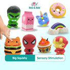 JUMBO | Boo&Bub Big Squishy | Soft Huge Antistress Ball | Kawaii Squeeze Rising Fidget Soft Sticky Stress Relief Toys - Boo & Bub
