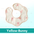 Flower Bib | Petal Pure Cotton Saliva Towel Newborn Comfort Infant Toddler Feeding Apron Soft Washable Bibs - Boo & Bub