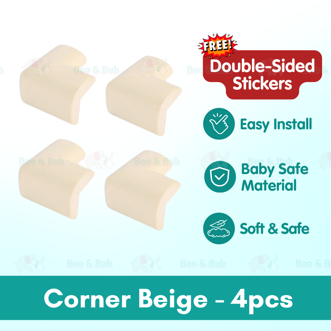 2m Edge & Corner Guards/Baby Bumper/Edge Strip/Table Corner Edge Protector | Bayi Keselamatan Tabel Ujung Pojok - Boo & Bub