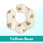 Flower Bib | Petal Pure Cotton Saliva Towel Newborn Comfort Infant Toddler Feeding Apron Soft Washable Bibs - Boo & Bub