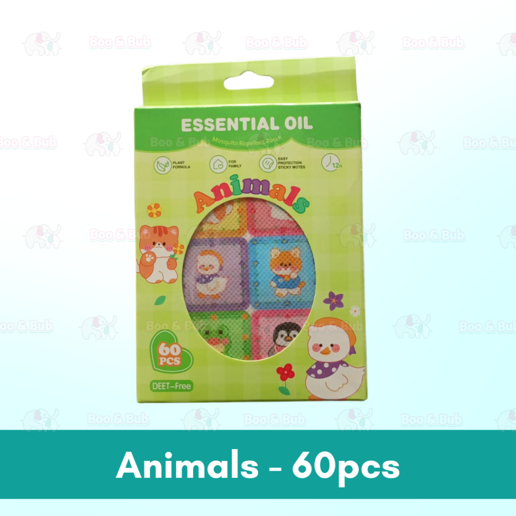 Boo&Bub Baby Mosquito Repellent Patch Anti mosquito sticker Ubat Nyamuk Penghalau Nyamuk Essential Oil sticker 防蚊贴 驱蚊贴 - Boo & Bub