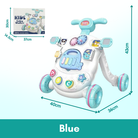 Baby Walker | Stand-to-Sit Trolley High Quality Kids Gift For Toddler Learning Walk Music Piano Phone Drawing Toy - Boo & Bub