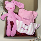 Personalized name embroidery newborn baby gift box set ( SULAM NAMA) - Boo & Bub