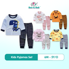 🔥HOT🔥Kids Pyjamas Set | Cartoon Cute Children Sleepwear | Cotton Soft Baby Nightwear Clothes Pajamas | Baju Tidur Budak - Boo & Bub