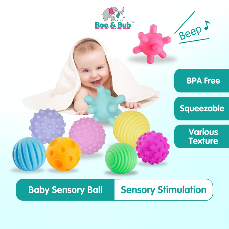 6pcs Sensory Touch Rubber Toy