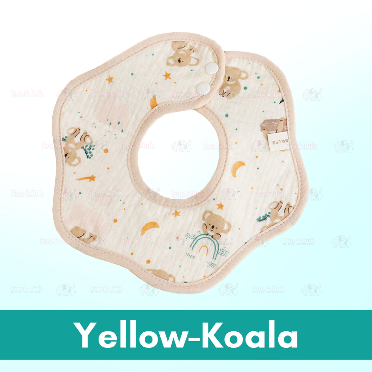 Flower Bib | Petal Pure Cotton Saliva Towel Newborn Comfort Infant Toddler Feeding Apron Soft Washable Bibs - Boo & Bub
