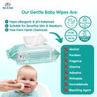 Boo&Bub 80pcs Non alcohol BABY WIPES Wet Tissue Baby wet wipe multipurpose tisu basah baby tissue basah wet tisu 婴儿湿纸巾 - Boo & Bub
