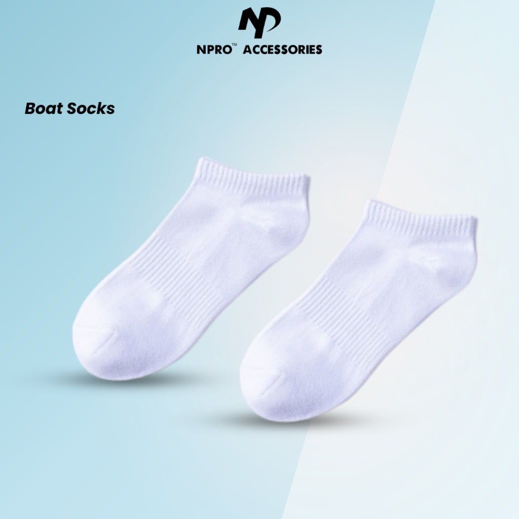 1 Pair Boat Sock | Solid Color Summer Low Cut Non Slip Silicone Back Sock - Boo & Bub