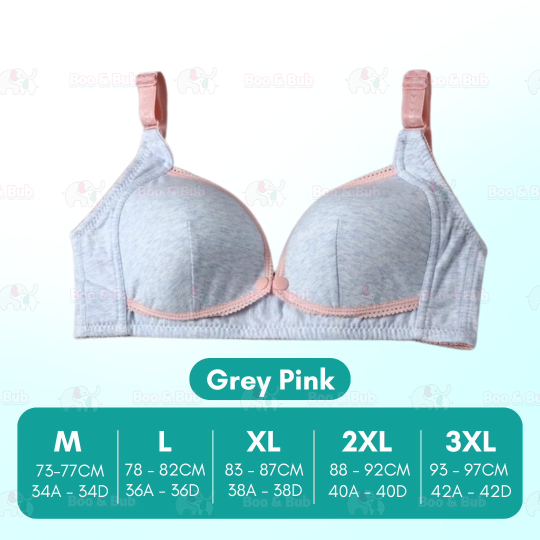 Nursing Bra | Cotton BreastFeeding Pregnant Women | Seamless  Maternity Underwear Anti-drooping Push Up - Boo & Bub