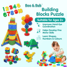 MULTI DESIGN Building Blocks | Early Learning Montessori Kid Play Bricks Number Pipe Puzzle | Budak Mainan Lego - Boo & Bub