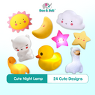 Cute Mini Lamp | Silicone Night Light Cloud Star Moon Mushroom Led for Kids Baby Bedroom Desktop Decor Night Lights - Boo & Bub