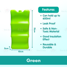 Reusable Ice Pack Cooler | Water Box Lunch Boxes Breast Milk Bags For Picnic CampingTravel Food - Boo & Bub